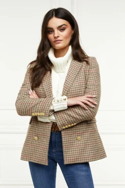 Holland Cooper Double Breasted Blazer Charlton Tweed Best