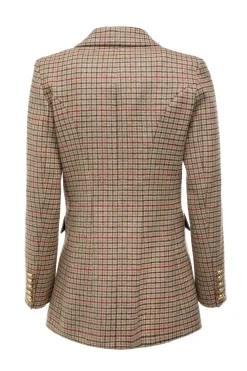 Holland Cooper Double Breasted Blazer Charlton Tweed Best