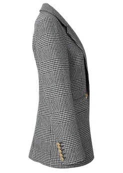 Holland Cooper Double Breasted Blazer Prince of Wales Mono Online