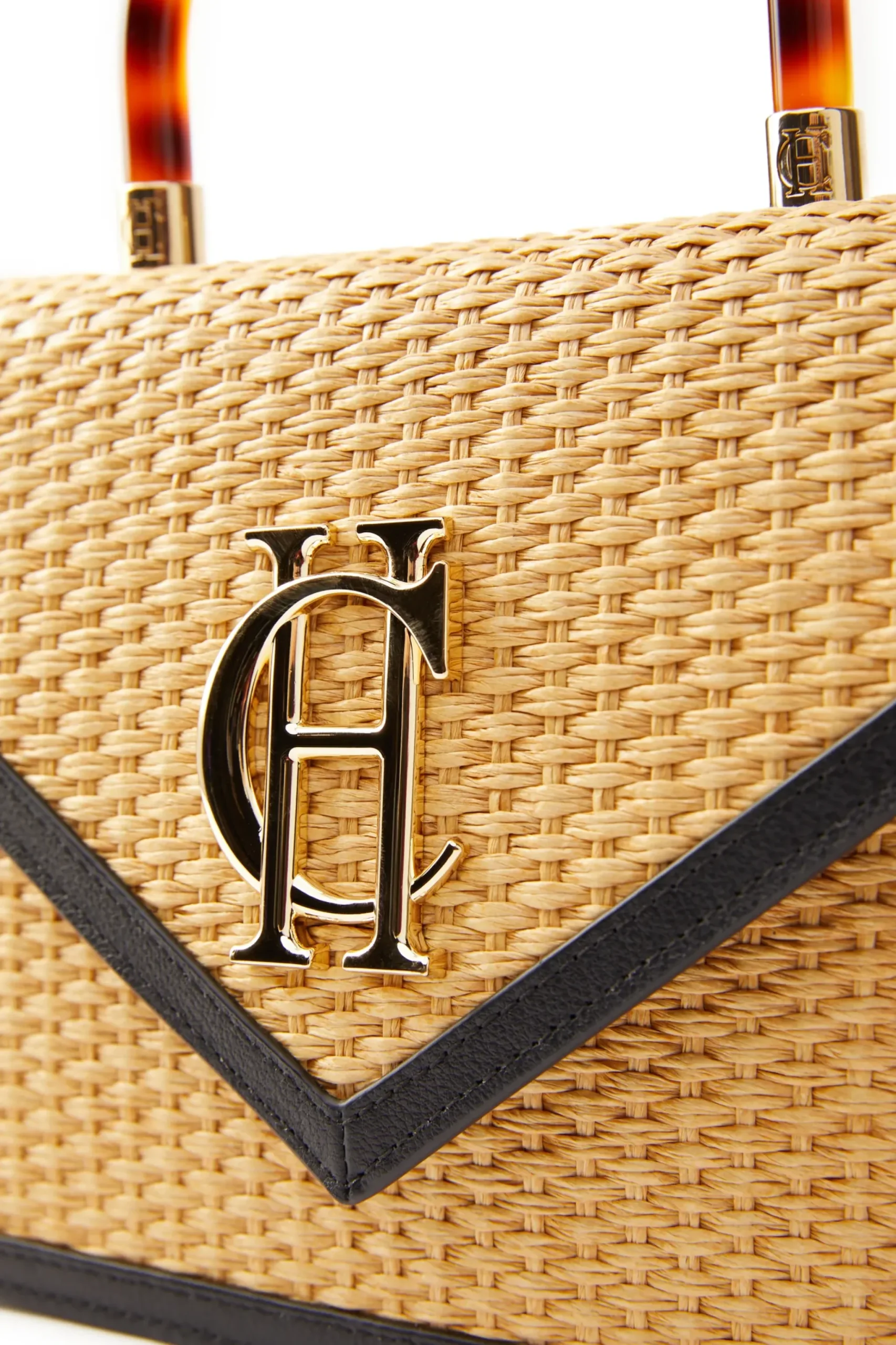 Holland Cooper Dowdeswell Bag Black Natural Clearance