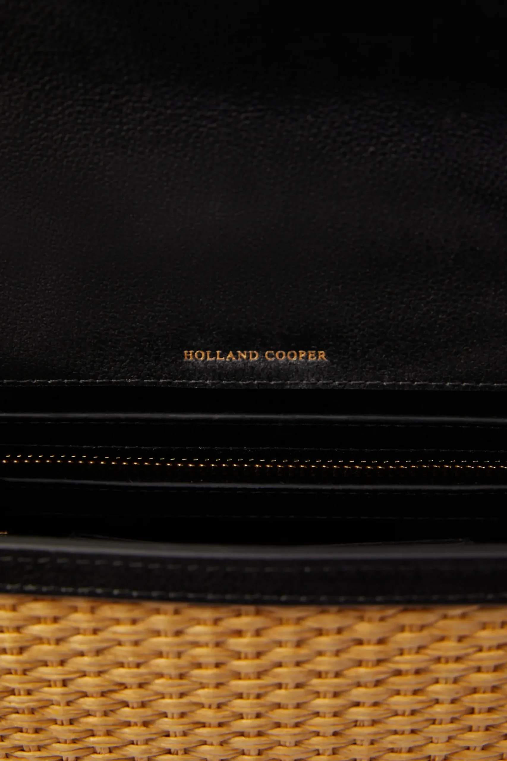 Holland Cooper Dowdeswell Bag Black Natural Clearance