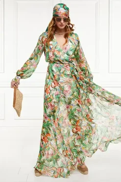 Holland Cooper Ellisa Maxi Dress St Lucia Outlet