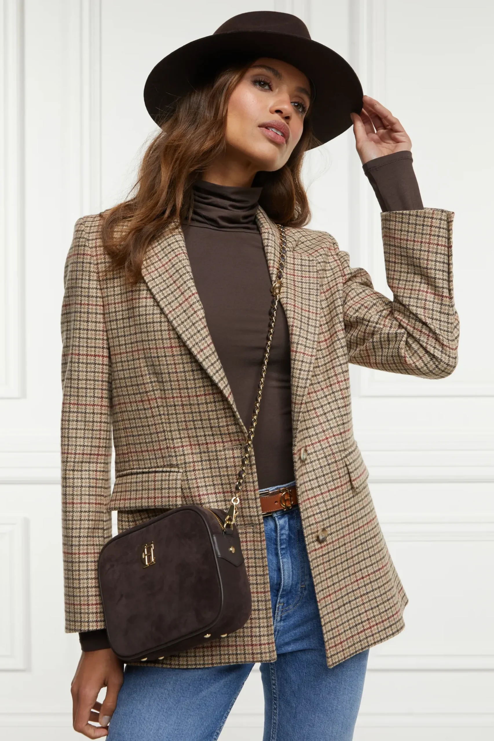 Holland Cooper Essential Roll Neck Coffee Best