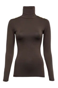 Holland Cooper Essential Roll Neck Coffee Best
