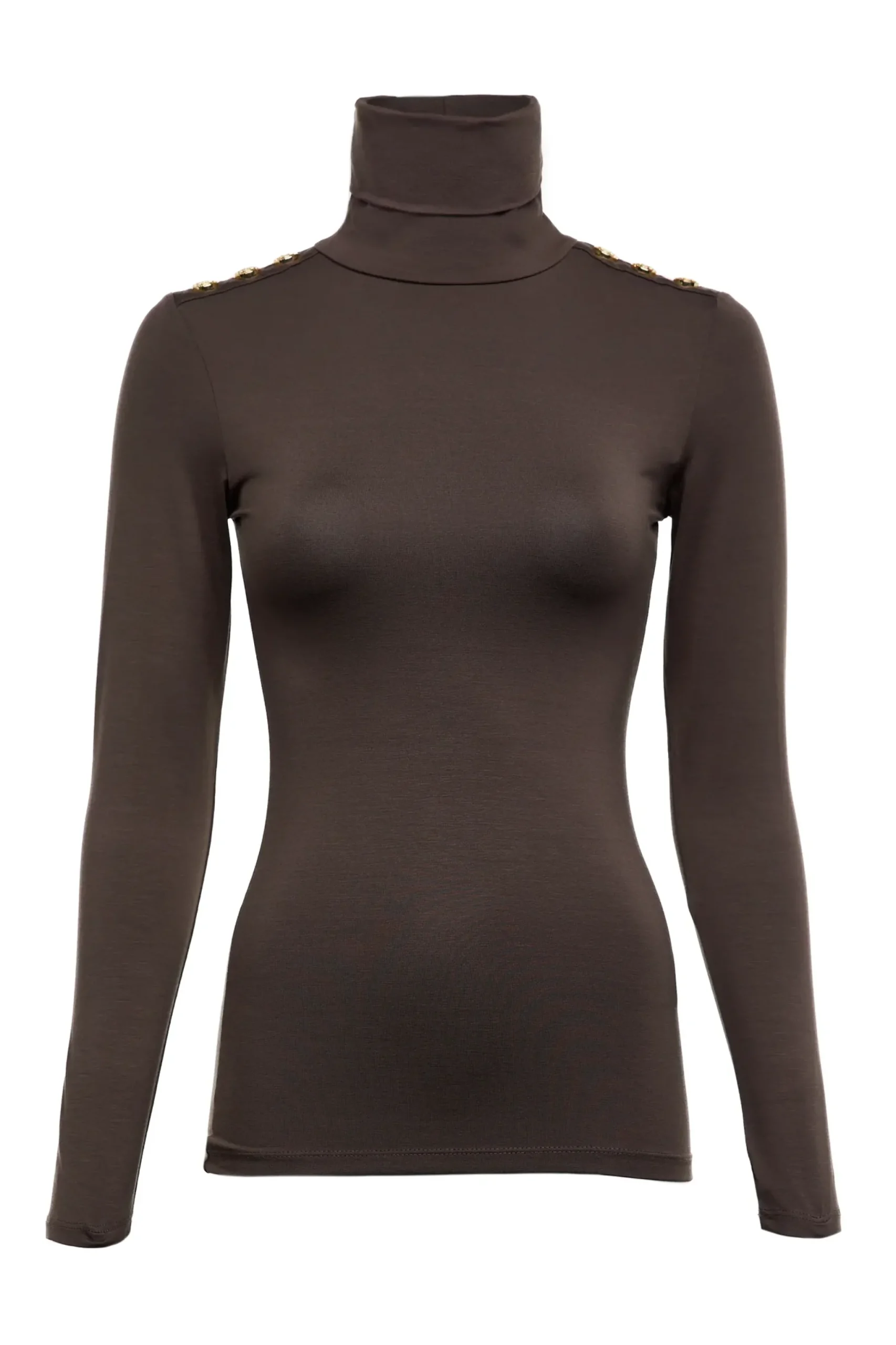 Holland Cooper Essential Roll Neck Coffee Best