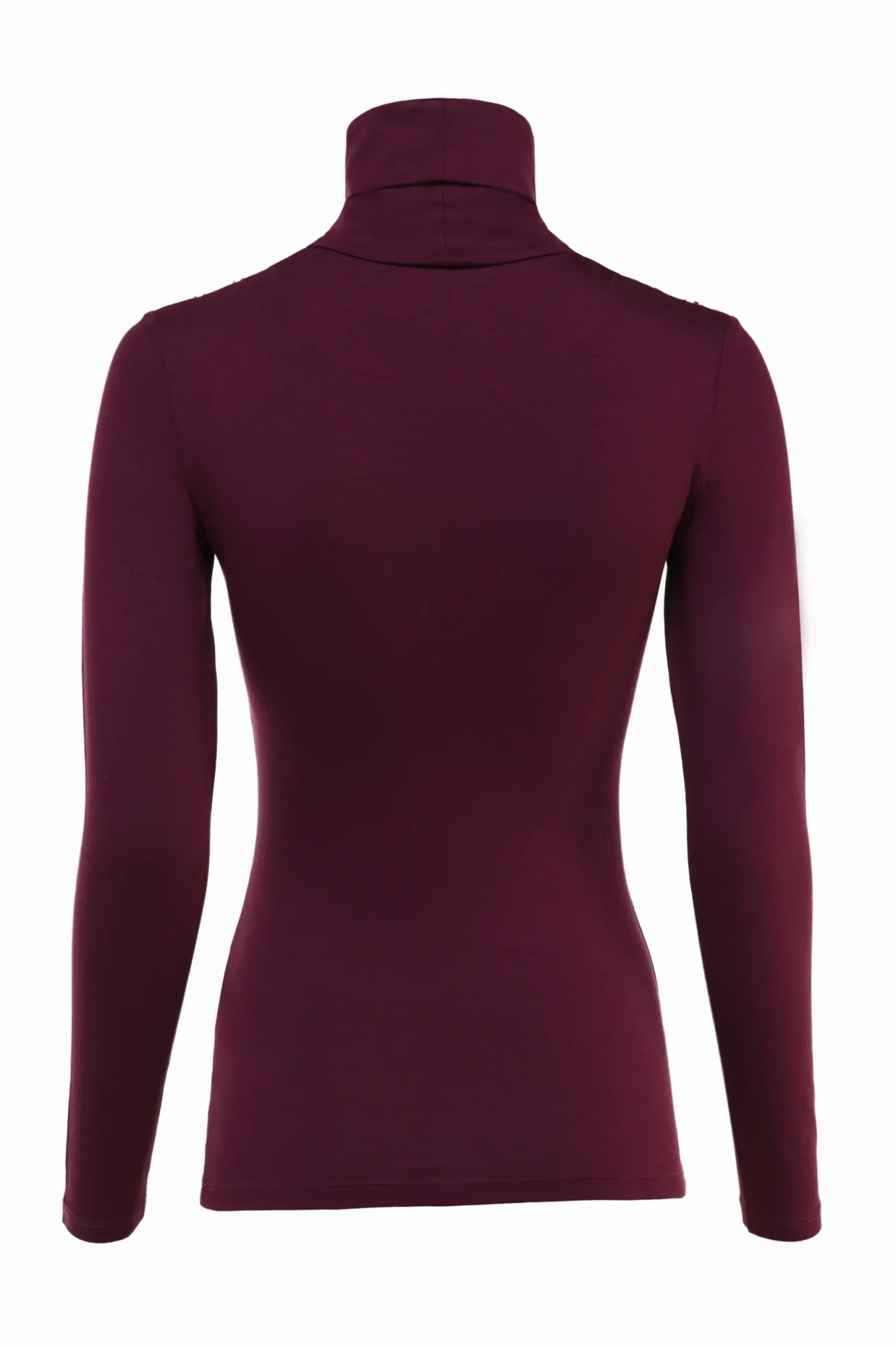 Holland Cooper Essential Roll Neck Burgundy