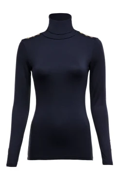 Holland Cooper Essential Roll Neck Ink Navy Hot