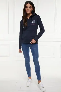 Holland Cooper Events Hoodie Ink Navy New