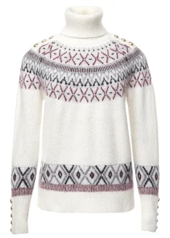 Holland Cooper Fairisle Knit Cream