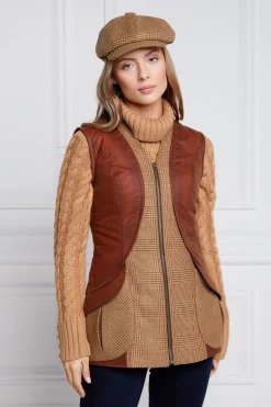 Holland Cooper Field Vest Tawny Outlet