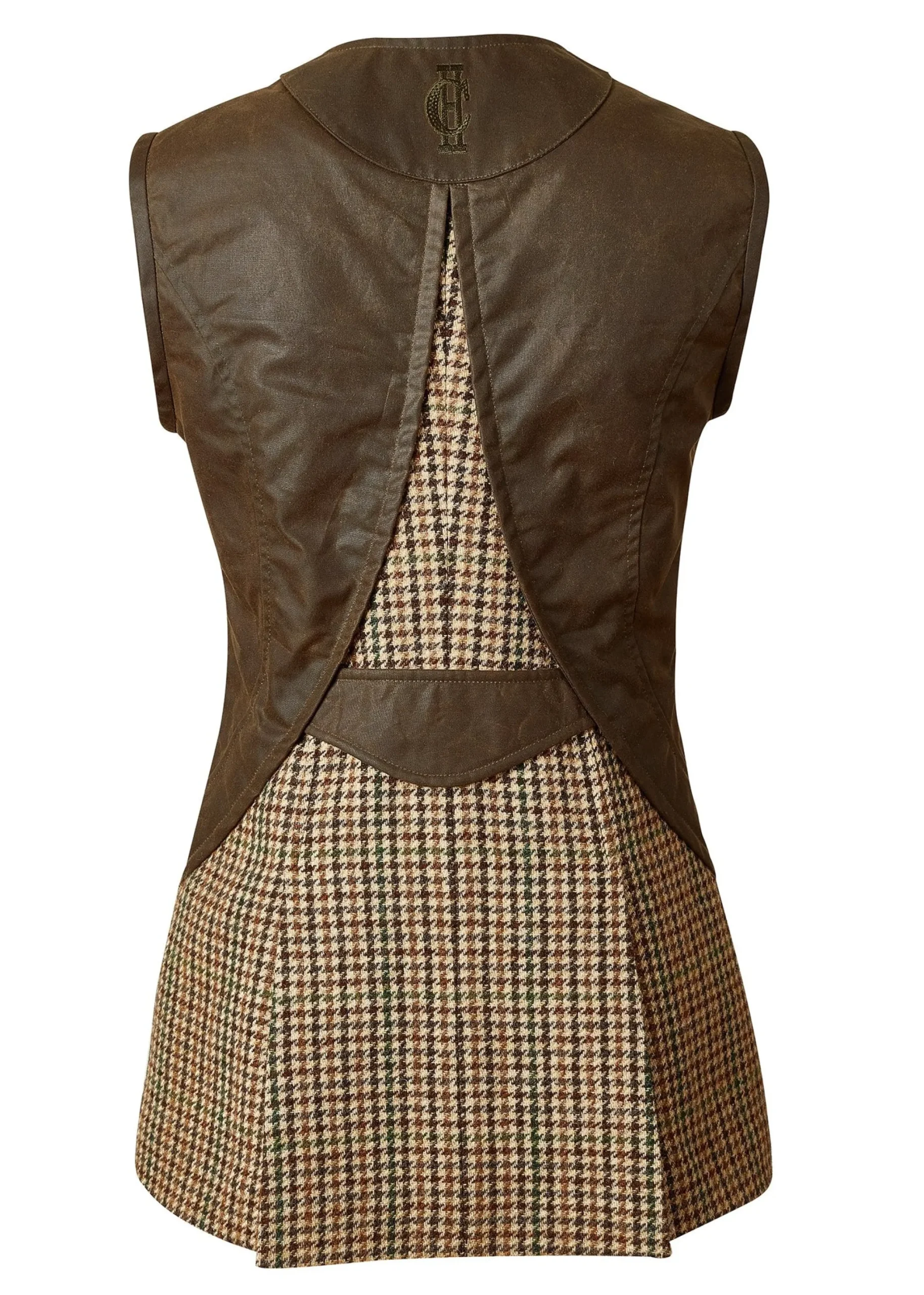 Holland Cooper Field Vest Hailes Green Tweed Online