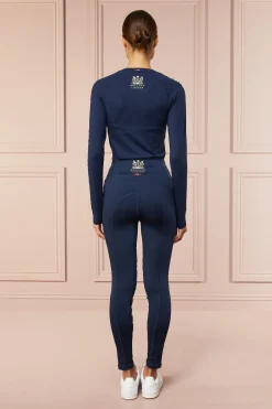 Holland Cooper Findley Crew Base Layer Navy Online