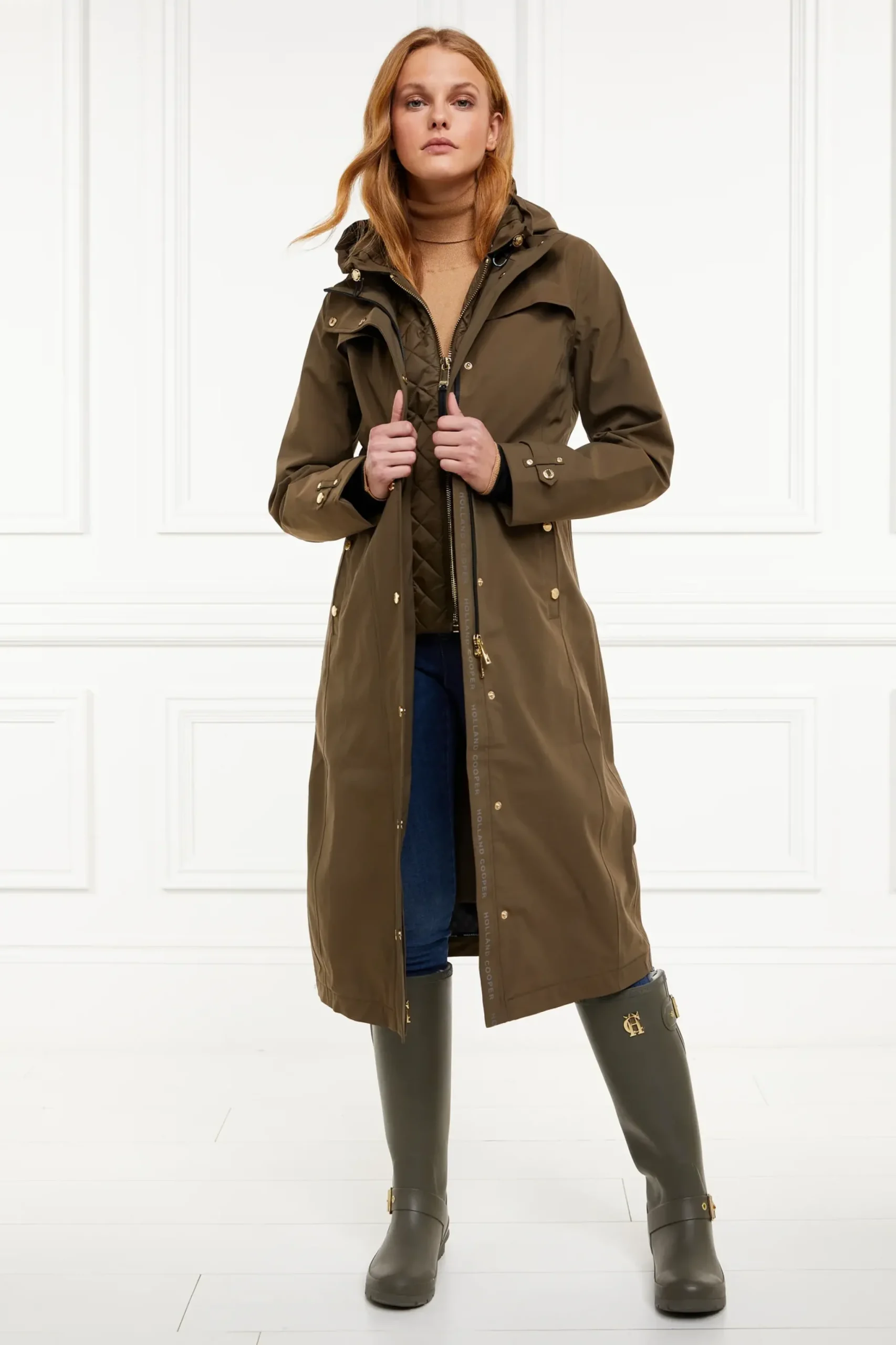 Holland Cooper Folgate Rain Coat Outlet