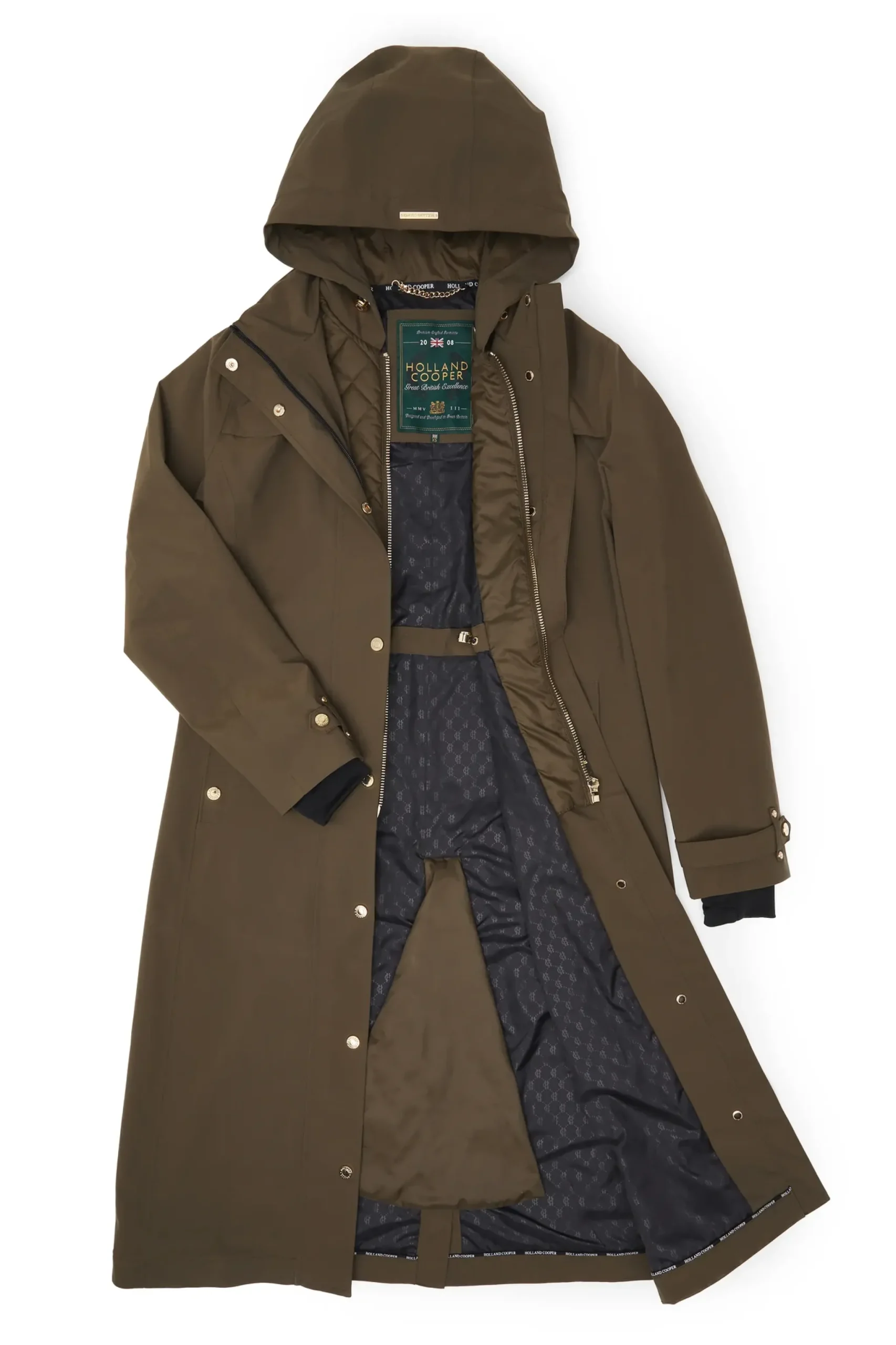 Holland Cooper Folgate Rain Coat Outlet