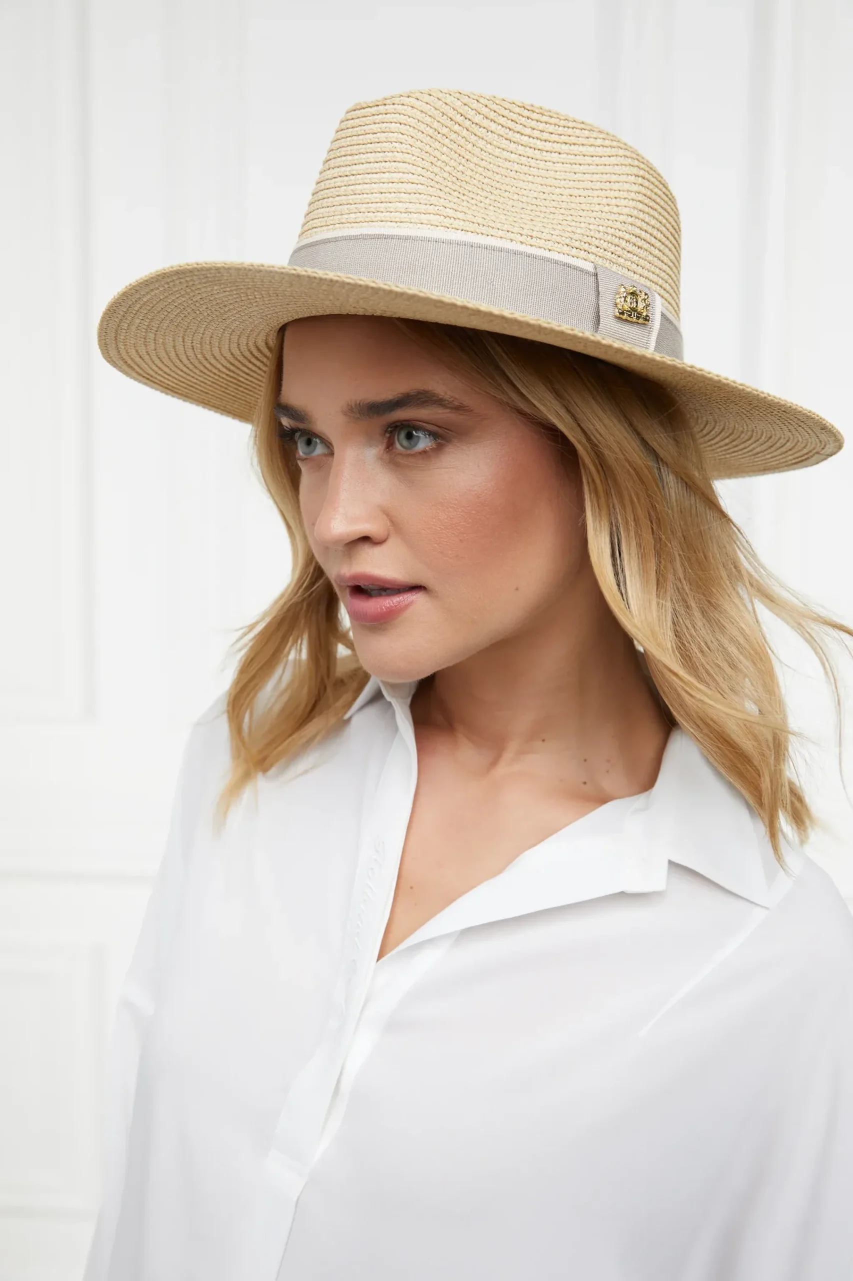 Holland Cooper Francesca Hat Natural Taupe Outlet