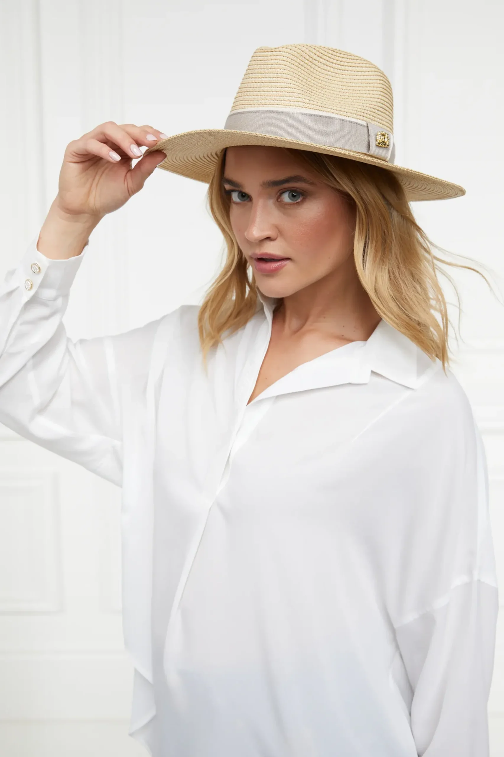 Holland Cooper Francesca Hat Natural Taupe Outlet