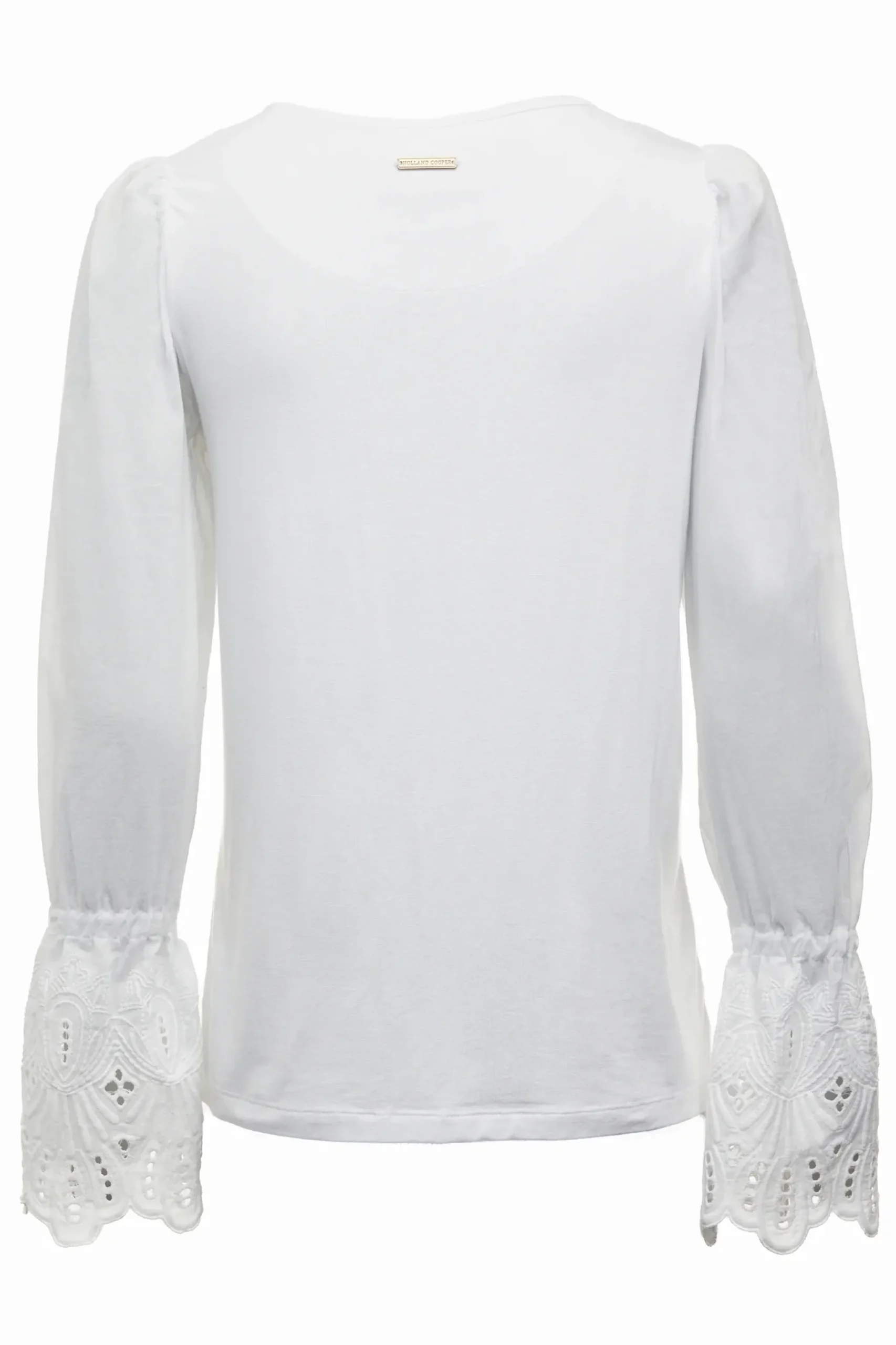 Holland Cooper Francesca Jersey Blouse White Hot