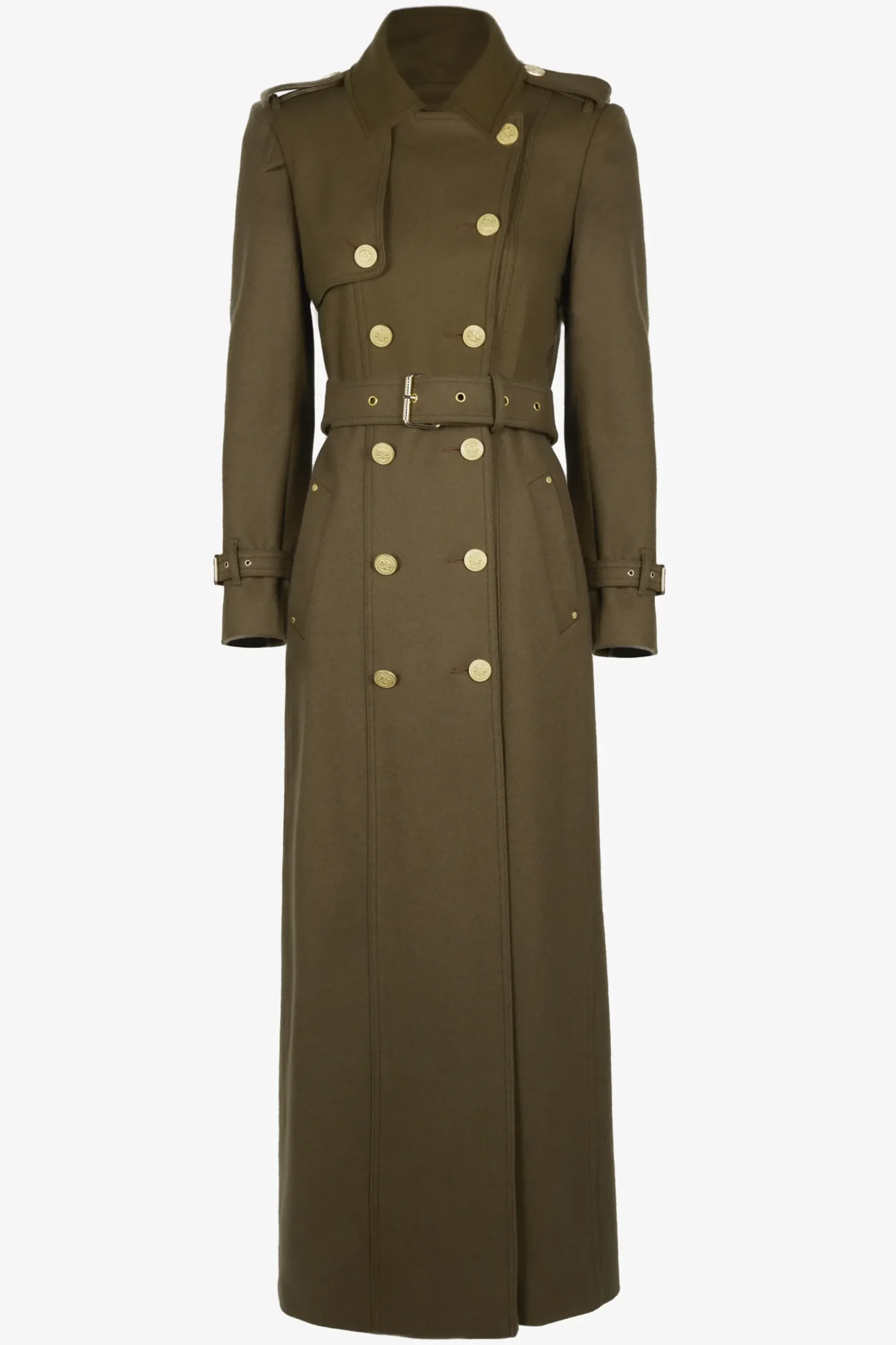 Holland Cooper Full Length Chelsea Trench Coat Khaki Online