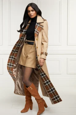 Holland Cooper Full Length Chelsea Trench Coat Camel Sale