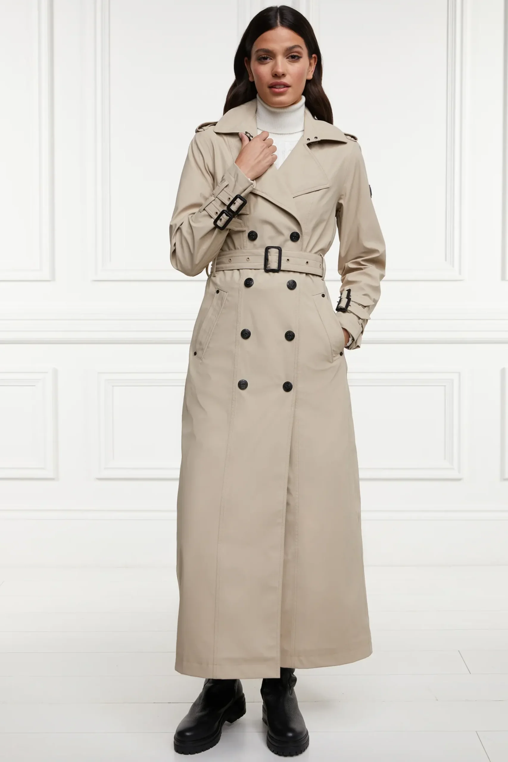 Holland Cooper Full Length Kendal Waterproof Trench Coat Outlet