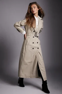 Holland Cooper Full Length Kendal Waterproof Trench Coat Outlet