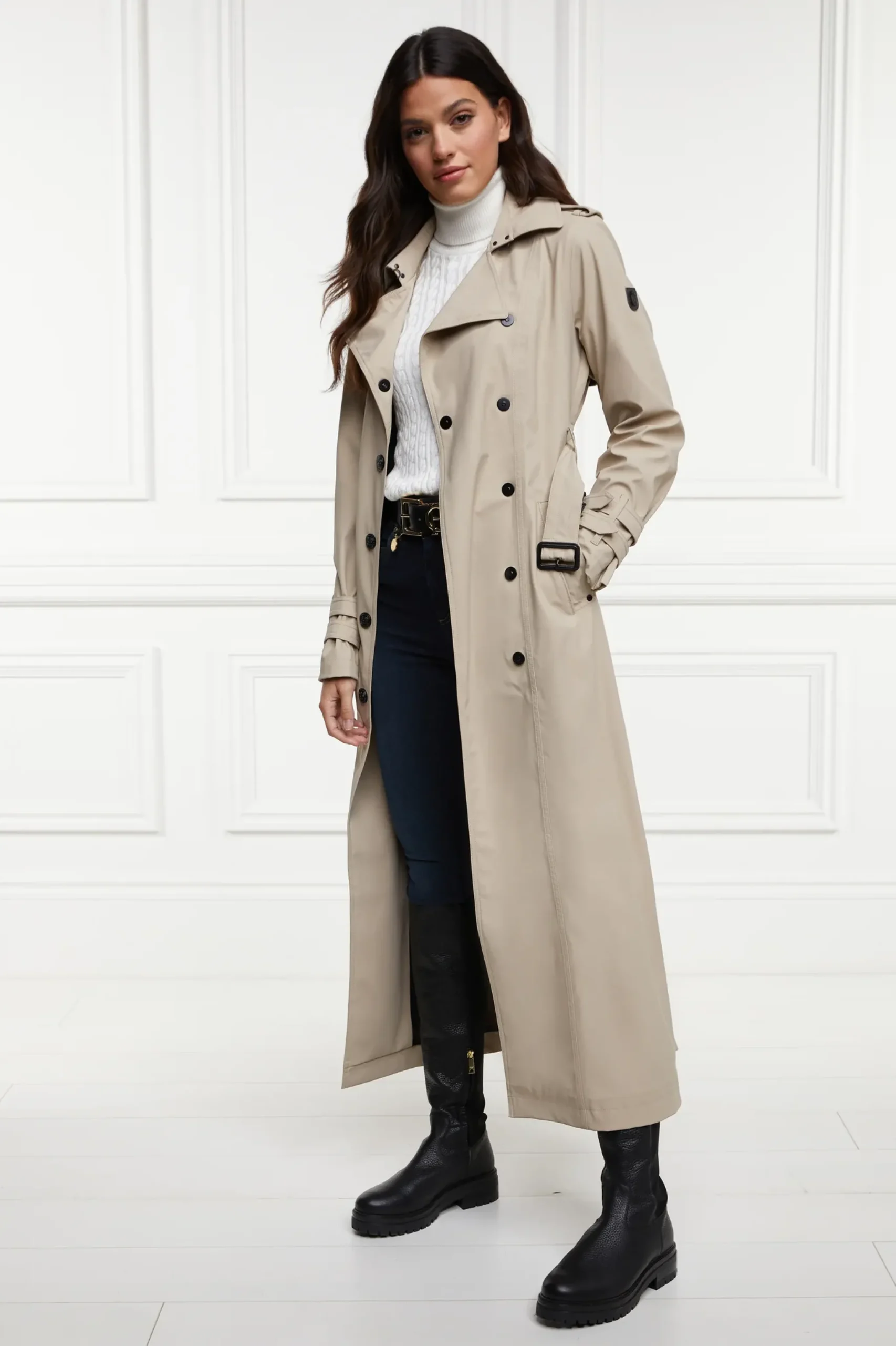 Holland Cooper Full Length Kendal Waterproof Trench Coat Outlet