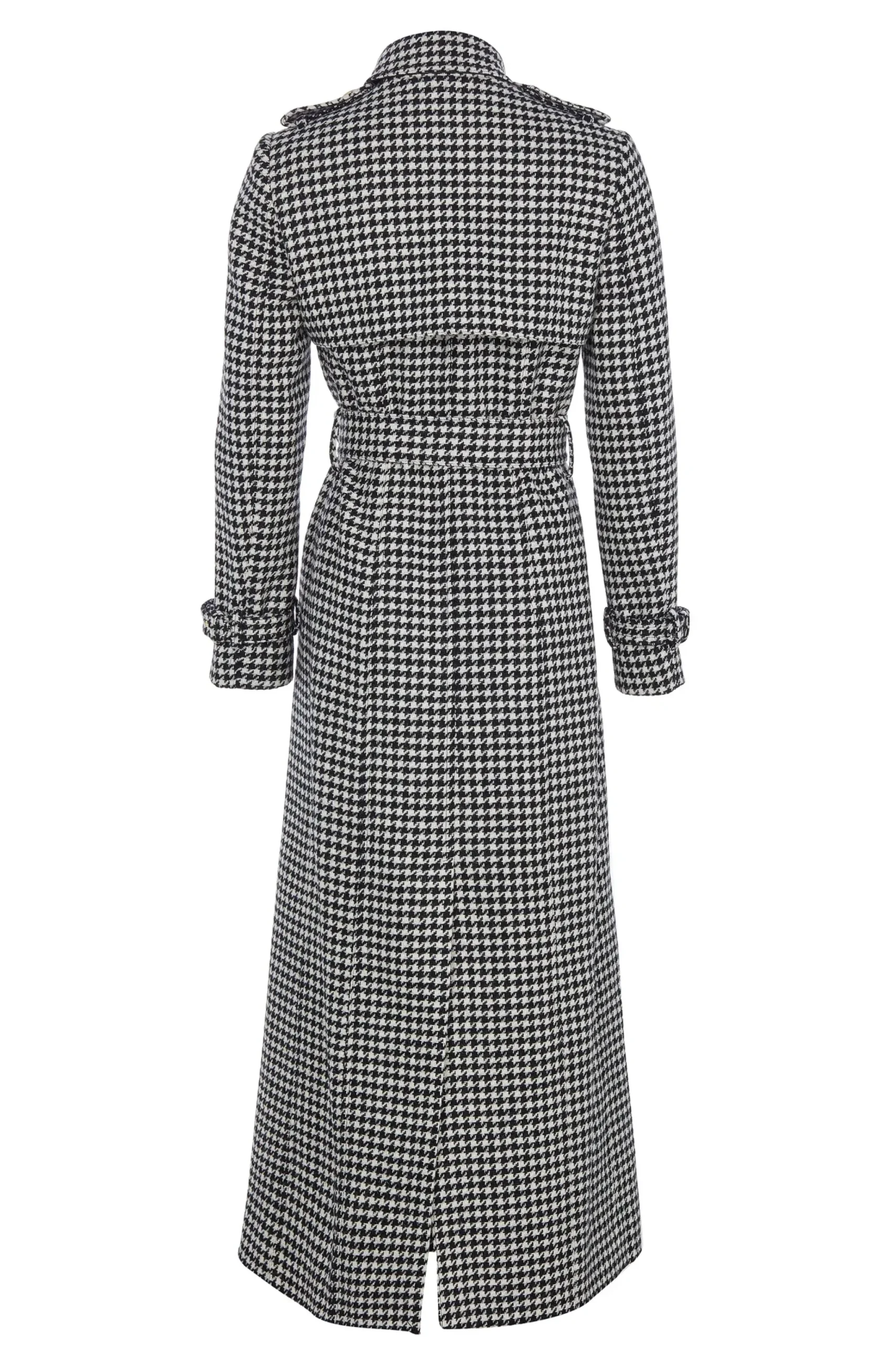 Holland Cooper Full Length Marlborough Trench Coat Houndstooth Sale