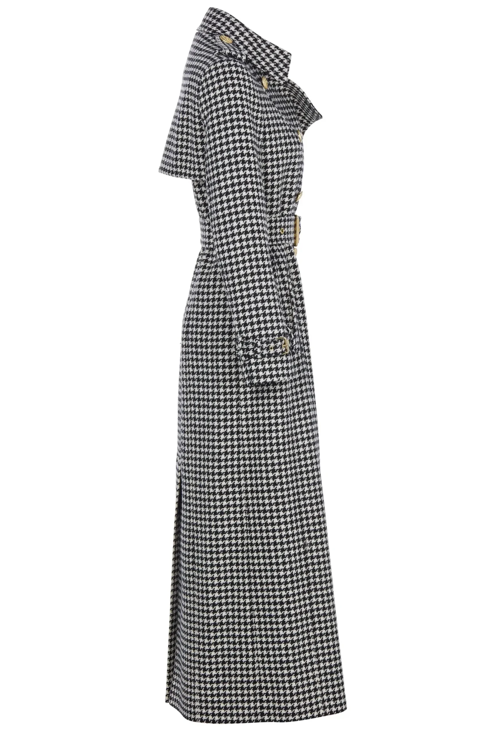 Holland Cooper Full Length Marlborough Trench Coat Houndstooth Sale
