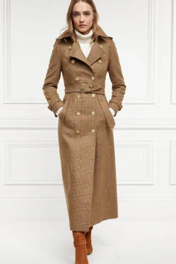 Holland Cooper Full Length Marlborough Trench Coat Tawny Best