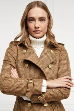 Holland Cooper Full Length Marlborough Trench Coat Tawny Best