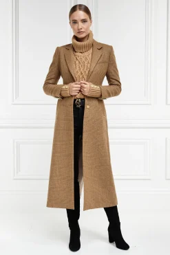 Holland Cooper Full Length Regency Coat Tawny Clearance