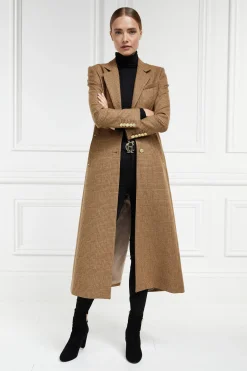 Holland Cooper Full Length Regency Coat Tawny Clearance