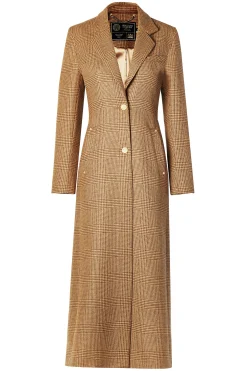 Holland Cooper Full Length Regency Coat Tawny Clearance