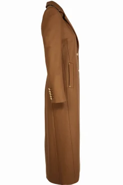 Holland Cooper Full Length Regency Coat Dark Camel Sale