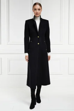 Holland Cooper Full Length Regency Coat Soft Black Online