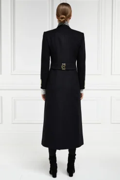 Holland Cooper Full Length Regency Coat Soft Black Online