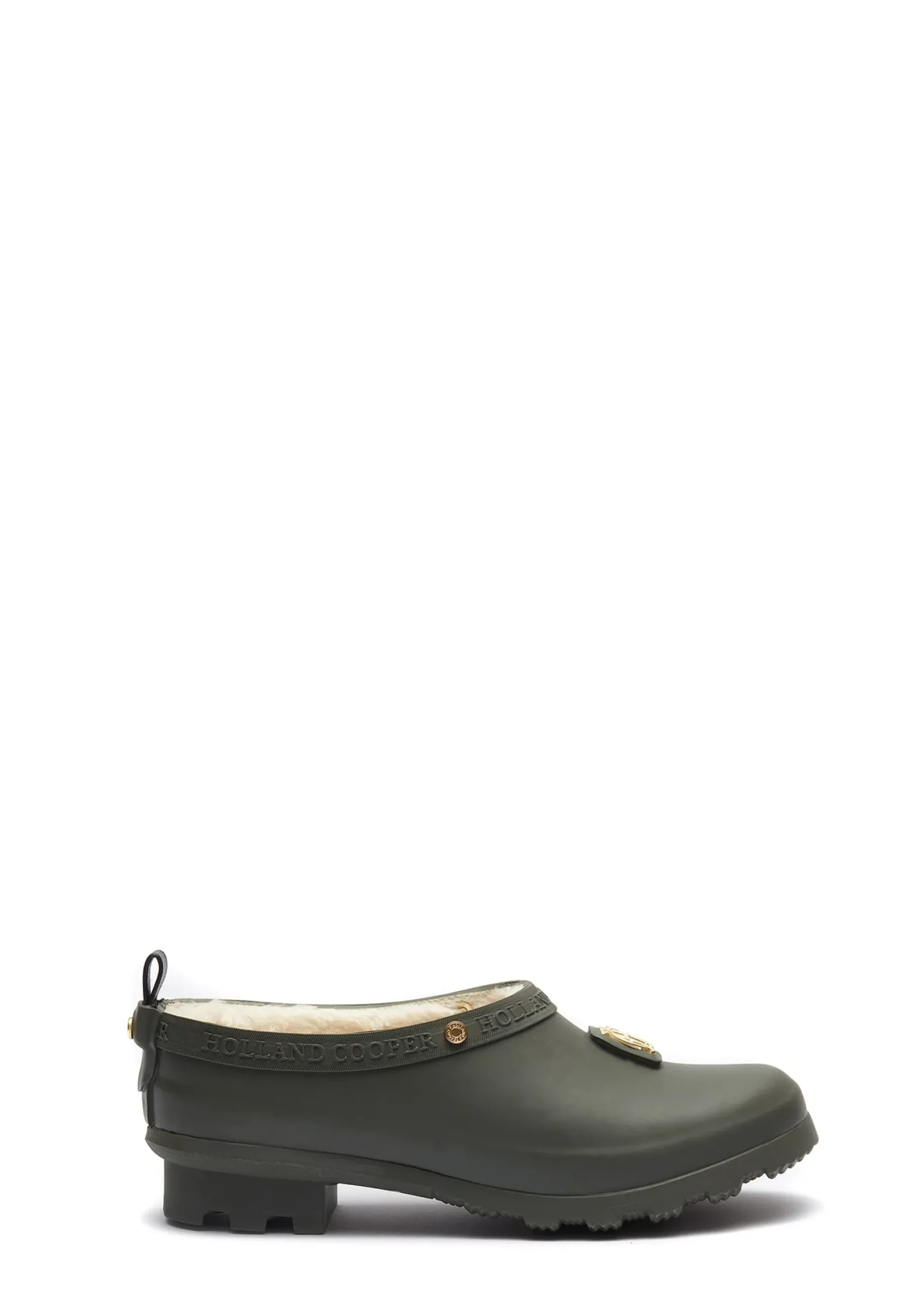 Holland Cooper Gardening Loafer Matte Green Discount