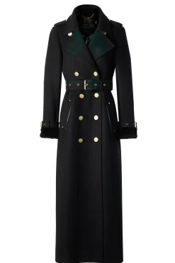 Holland Cooper Gold Label Trench Soft Navy Blackwatch Online
