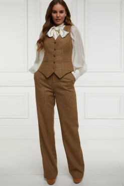 Holland Cooper Hampton Waistcoat Tawny Best