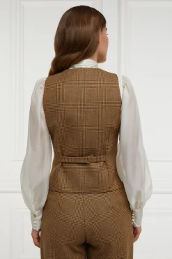 Holland Cooper Hampton Waistcoat Tawny Best