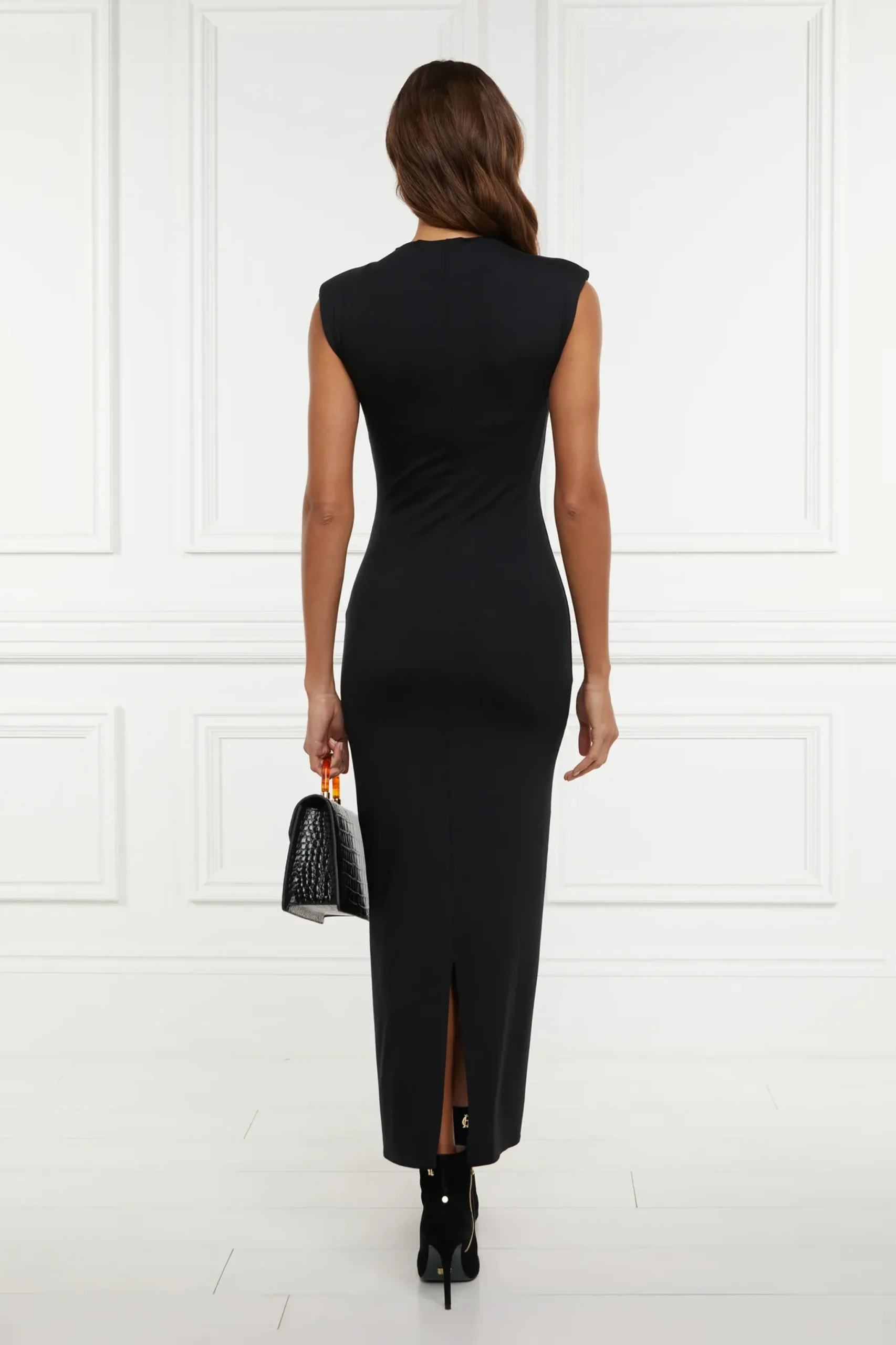 Holland Cooper Harper Maxi Dress Black Discount
