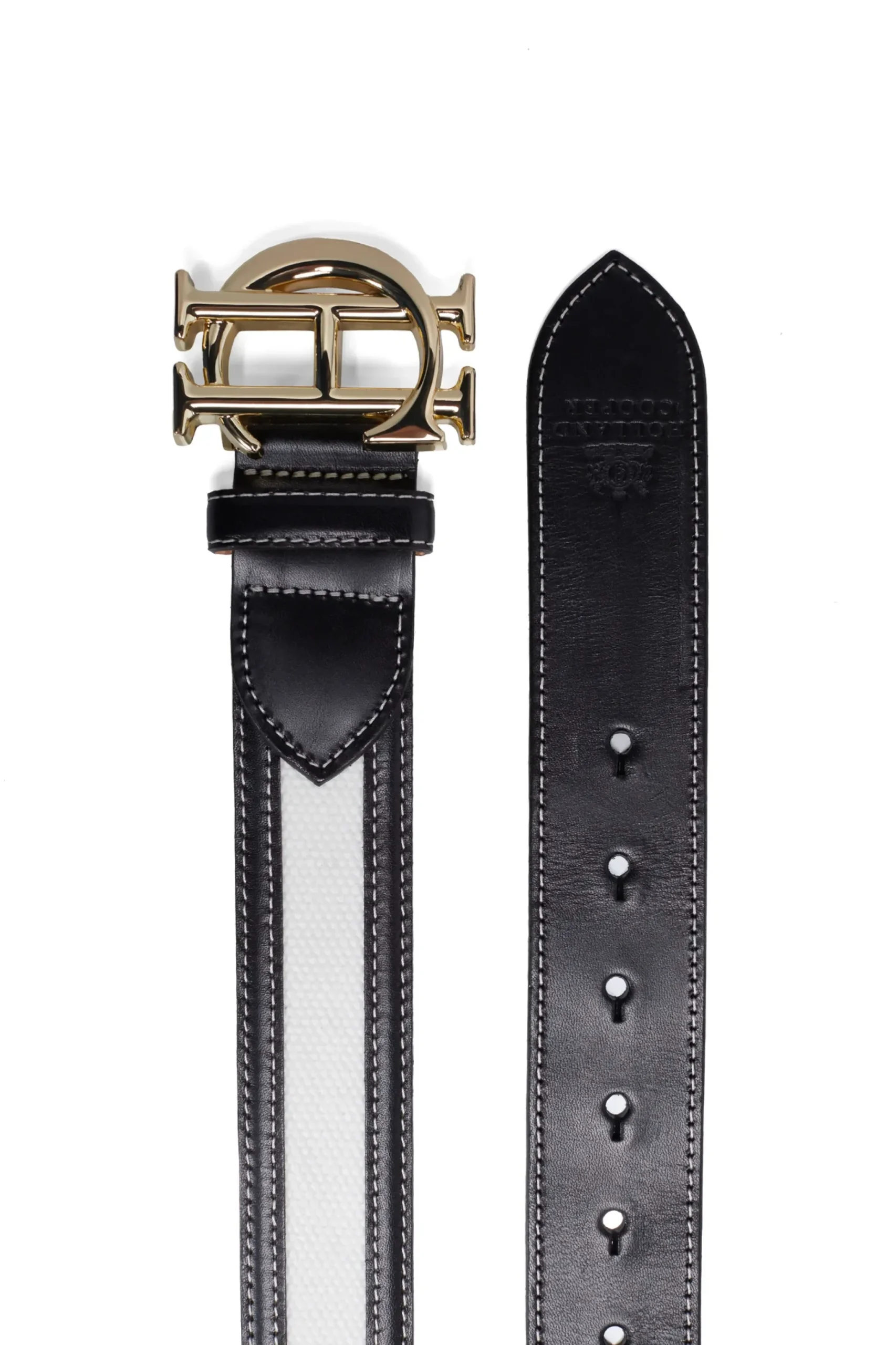 Holland Cooper HC Classic Belt Black Canvas Online