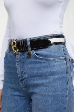 Holland Cooper HC Classic Belt Black Canvas Online