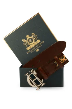 Holland Cooper HC Classic Belt Tan Leopard Online