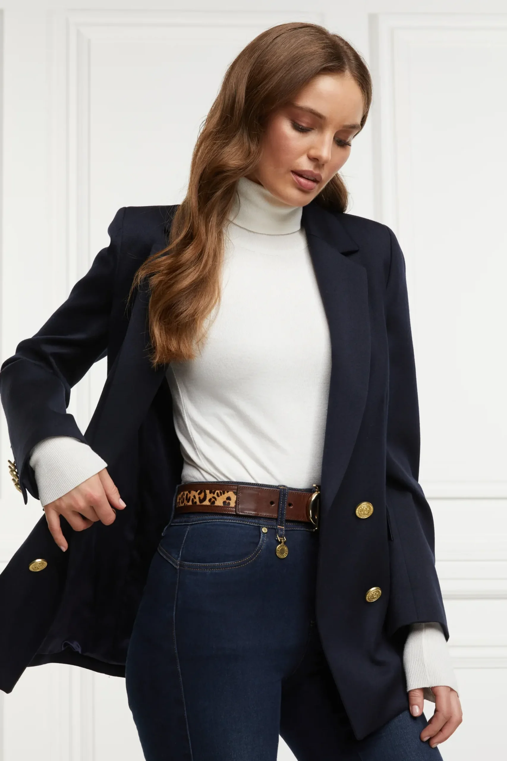 Holland Cooper HC Classic Belt Tan Leopard Online