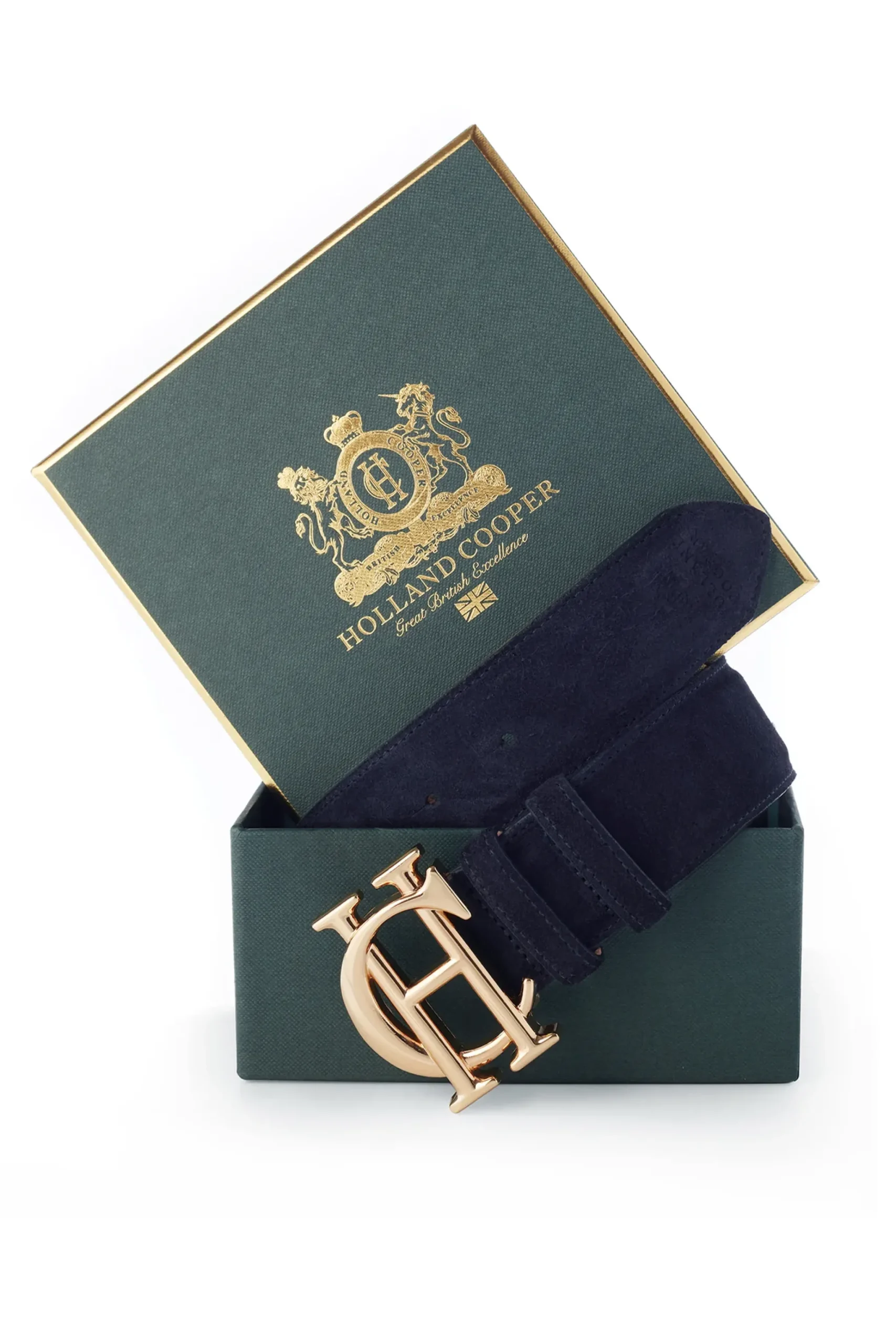 Holland Cooper HC Classic Belt Suede Navy