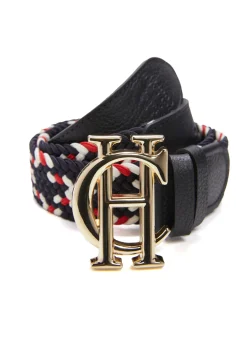 Holland Cooper HC Heritage Belt Navy Tricolour Discount