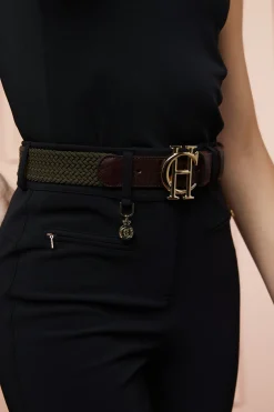 Holland Cooper HC Heritage Belt Forest Green New