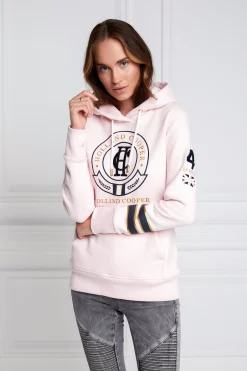 Holland Cooper HC Heritage Hoodie Blush Marl Discount