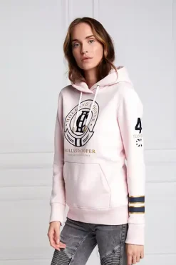 Holland Cooper HC Heritage Hoodie Blush Marl Discount